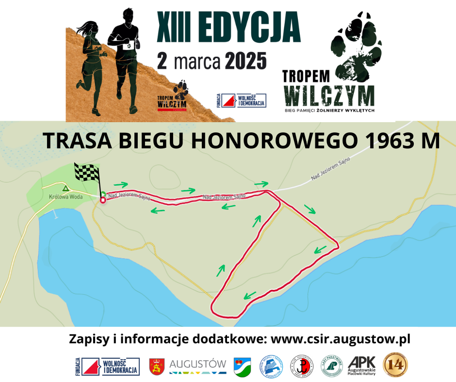 TRASA BIEGU HONOROWEGO 1963 M