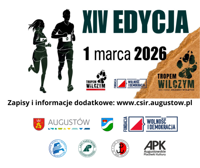 Bieg Tropem Wilczym – XIV edycja w Augustowie!