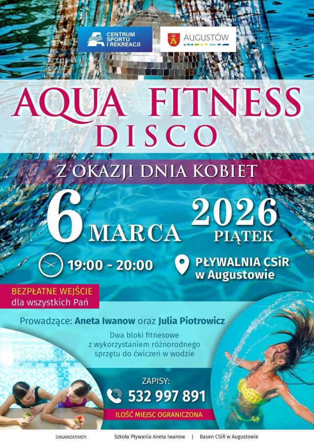 Aqua Fitness Disco z okazji Dnia Kobiet